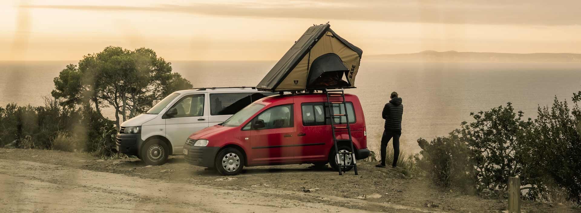 CUMARU EASE auf Caddy am Meer