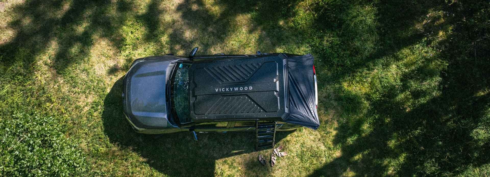 Dachzelt auf Minivan
