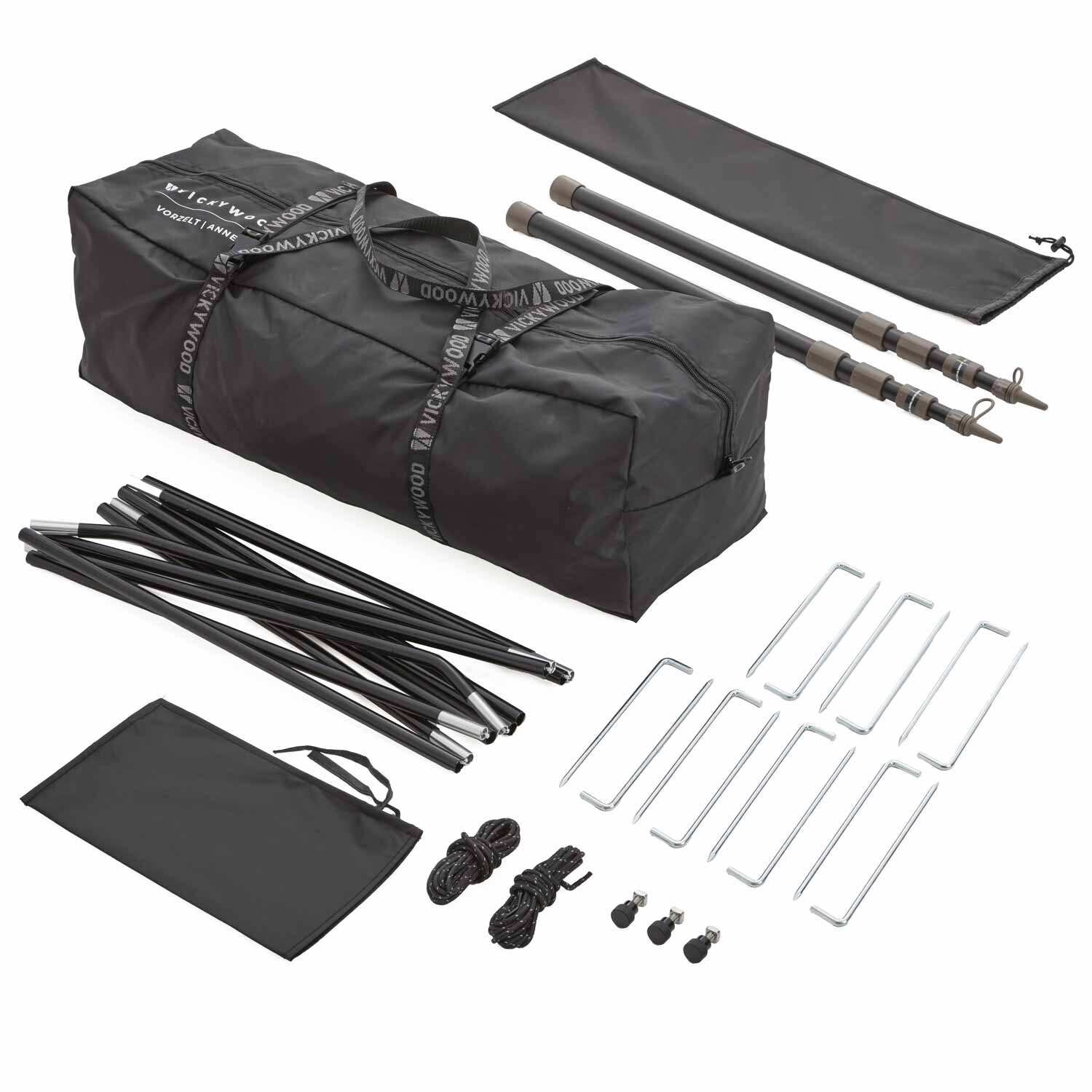 Compact packed size and extensive accessories included.