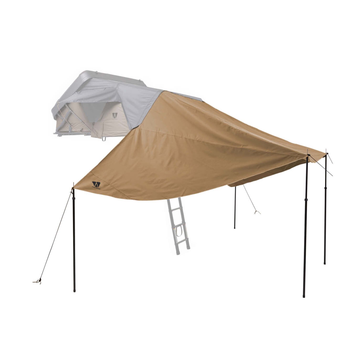 Sonnensegel Mighty oak goldbraun