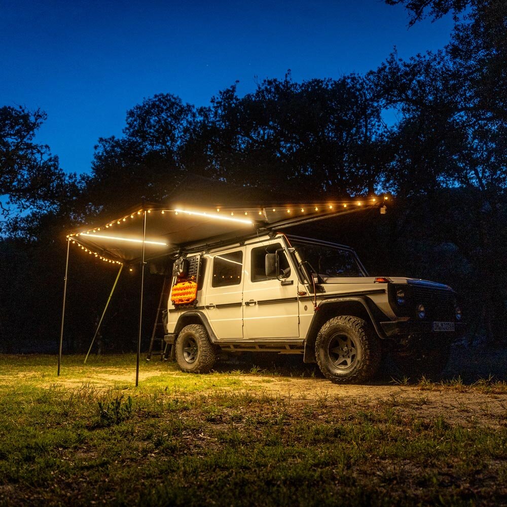 180° awning white LED lighting