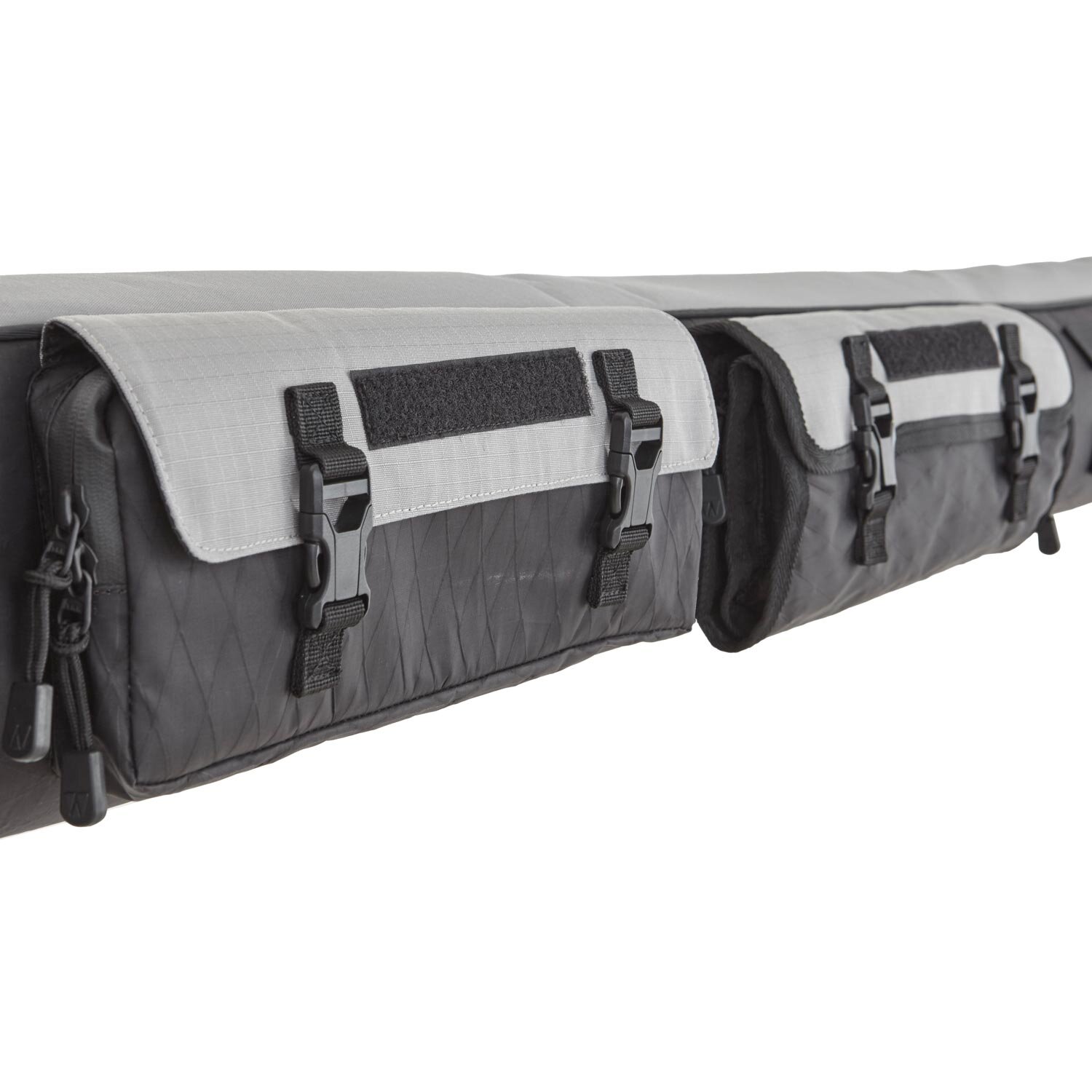 External waterproof compartments.