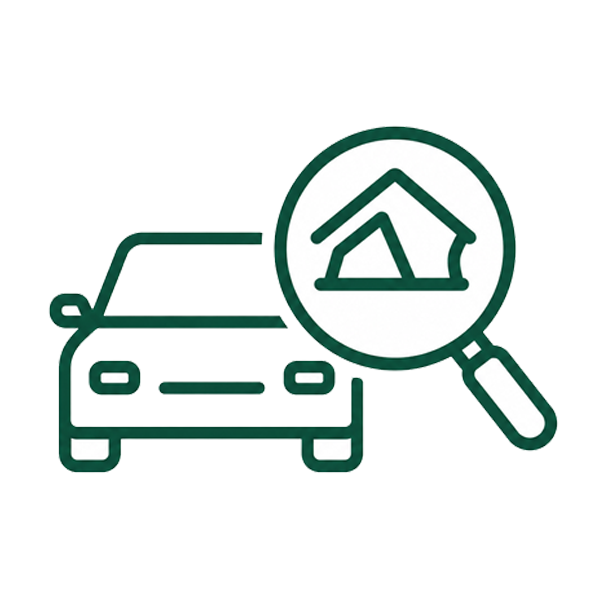Dachzelt-Finder für dein Auto