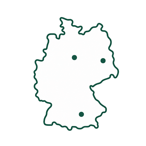3 Showrooms in Deutschland