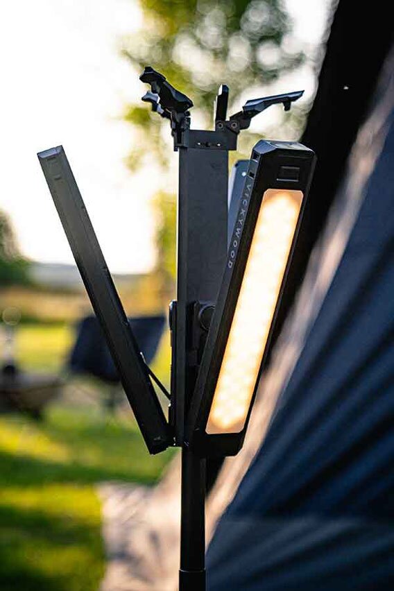 a close up of a camping light