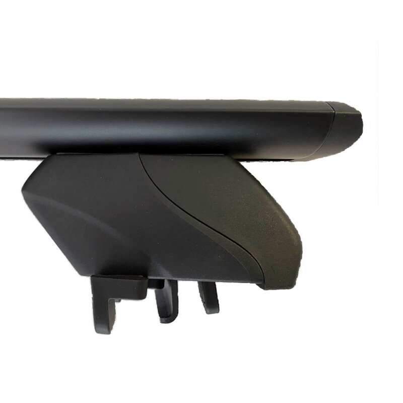 Dachträger Querträger für offene Reling 125cm abschließbar schwarz