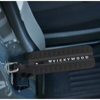 VICKYWOOD Universal Auto Tür Trittstufe 2.0 Klappbar 180Kg schwarz