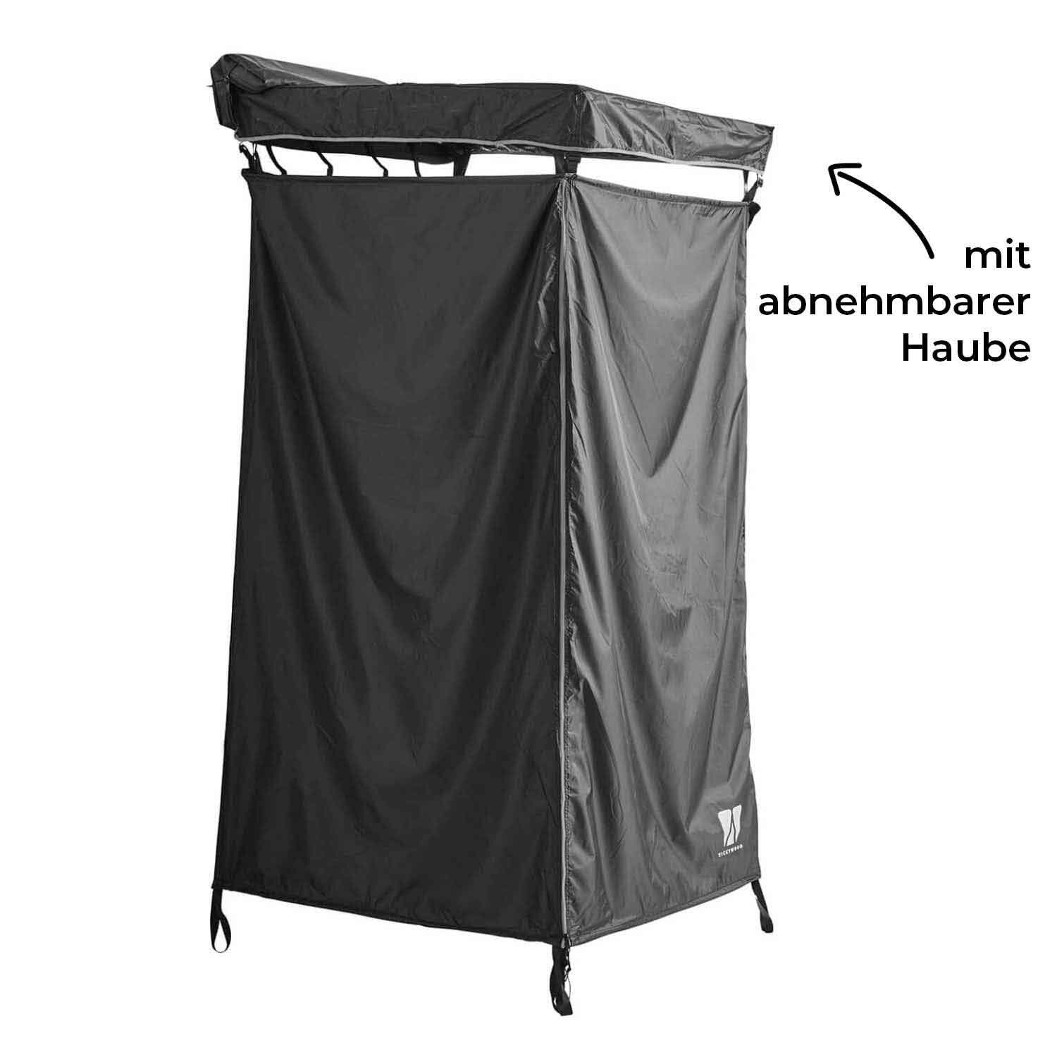 VICKYWOOD shower tent with detachable rain hood