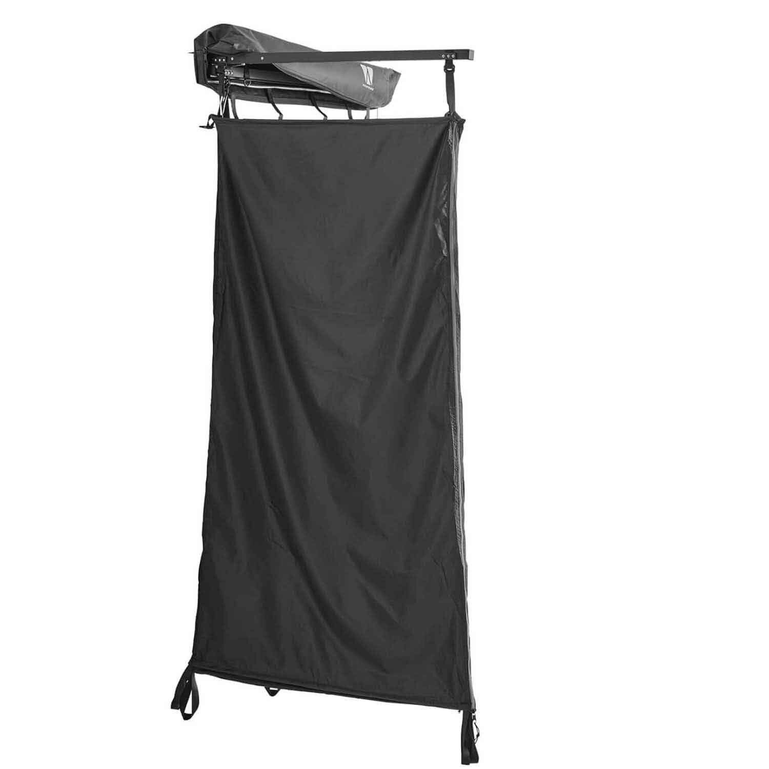 Opaque VICKYWOOD shower tent as changing room