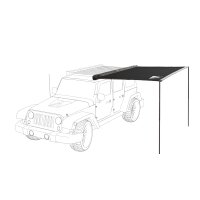 Seitenmarkise VICKYWOOD 250cm schwarz