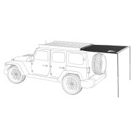 Heck Automarkise VICKYWOOD 140cm schwarz