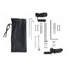 Rear Car Awning VICKYWOOD 140 cm black