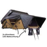 Hybrid-Dachzelt MIGHTY OAK Gen.3 190 ECO goldbraun