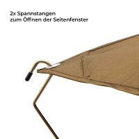 Hybrid Roof Tent MIGHTY OAK Gen.3 190 ECO earthy-yellow