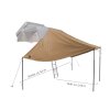 Sonnensegel für MIGHTY OAK Gen.3 160 ECO goldbraun