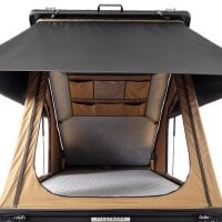 Alu Triangle Hartschalen Dachzelt CUMARU LIGHT 152 goldbraun