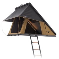 Alu Triangle hard shell roof tent CUMARU LIGHT 127 eco earthy yellow