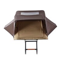 Lightweight roof tent LITTLE BAMBOO 125 GEN.2 coffee