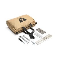 Lightweight Roof Top Tent LITTLE BAMBOO 125 GEN. 2 coffee