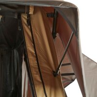 Lightweight Roof Top Tent LITTLE BAMBOO 125 GEN. 2 coffee
