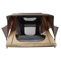 Lightweight Roof Top Tent LITTLE BAMBOO 125 GEN. 2 coffee