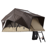 Lightweight Rooftop Tent LITTLE BAMBOO 125 GEN. 2 coffee