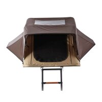 Lightweight Rooftop Tent LITTLE BAMBOO 125 GEN. 2 coffee