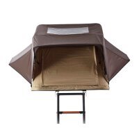 Lightweight Rooftop Tent LITTLE BAMBOO 125 GEN. 2 coffee
