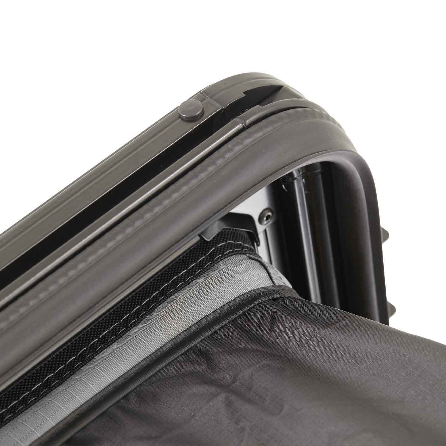 VICKYWOOD Awning CUMARU LIGHT detail on zipper and poles