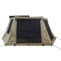 Tent Walls for 270° Awning LIGHT LEAF Left 200 cm sand
