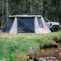 Awning Walls for 270° Awning LIGHT LEAF Right 200 cm sand