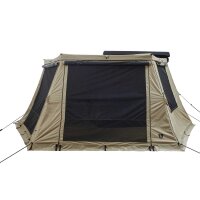 Zeltraum zu Seitenmarkise 270° LIGHT LEAF Rechts 200 cm sand