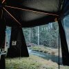 Awning Walls for 270° Awning LIGHT LEAF Right 200 cm sand