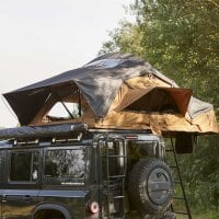 Roof Top Tent WILLOW PRO 1 ECO 160 earthy-yellow w. Standardladder w. Comfort Hybrid Mattress