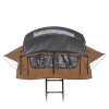 Dachzelt WILLOW PRO 1 ECO 160 goldbraun m. Mesh m. Standardleiter m. Komfort-Hybridmatratze