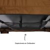 Roof Top Tent WILLOW PRO 1 ECO 160 earthy-yellow w. Standardladder w. AIR PRO Mattress