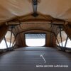 Roof Top Tent WILLOW PRO 1 ECO 160 earthy-yellow w. Standardladder w. Comfort Hybrid Mattress