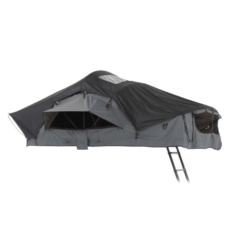 Roof Top Tent WILLOW PRO 1 ECO 160 grey w. Standardladder w. Memory Foam Mattress