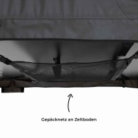 Roof Top Tent WILLOW PRO 1 ECO 160 grey w. Standardladder w. Memory Foam Mattress