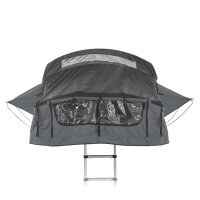 Roof Top Tent WILLOW PRO 1 ECO 160 grey w. MAMMOTH Ladder w. Comfort Hybrid Mattress