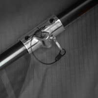 Roof Top Tent WILLOW PRO 1 ECO 160 grey w. MAMMOTH Ladder w. Memory Foam Mattress