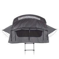 Roof Top Tent WILLOW PRO 1 ECO 160 grey w. MAMMOTH Ladder w. Memory Foam Mattress