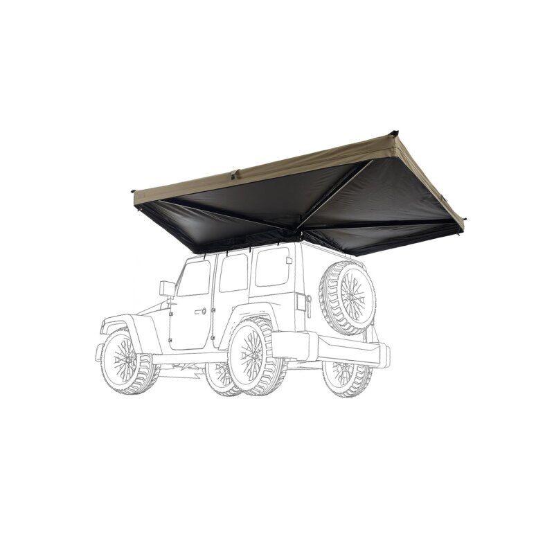 270° Markise LIGHT LEAF 200 cm sand