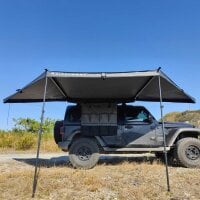 180° Awning LEAF 200 cm grey