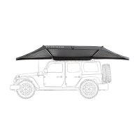 180° Markise LEAF 200 cm grau