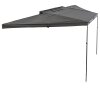 180° Markise LEAF 200 cm grau