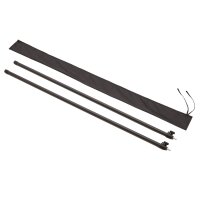 Annex Walls for Awning 180° LEAF 200 cm grey