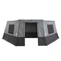 Seitenwände für 180° Seitenmarkise LEAF 200 cm grau