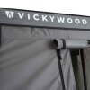 Annex Walls for Awning 180° LEAF 200 cm grey