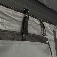 Seitenwände für 270° Markise LEAF Links 250 cm grau